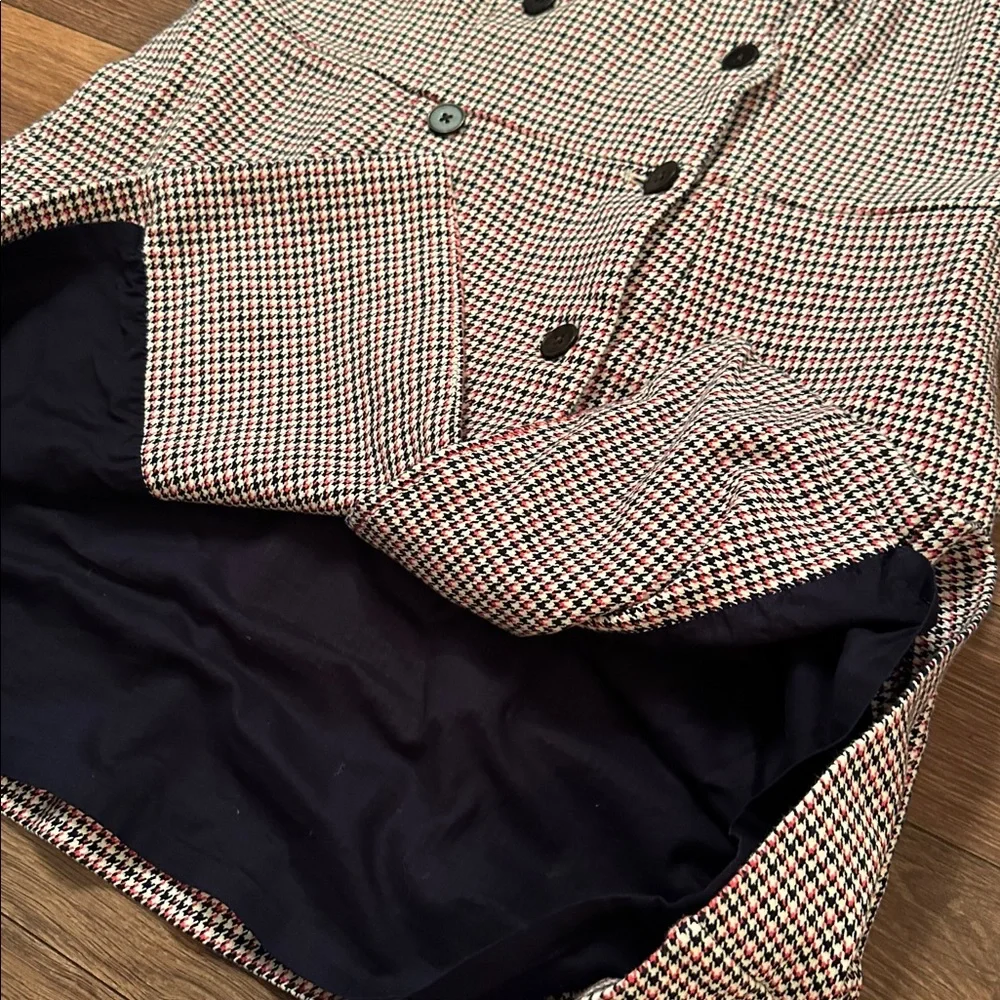 Zara houndstooth herringbone dress XL. NWOT - Picture 6 of 8